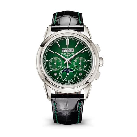 patek philippe platinum and honeycomb green|patek philippe grand complications.